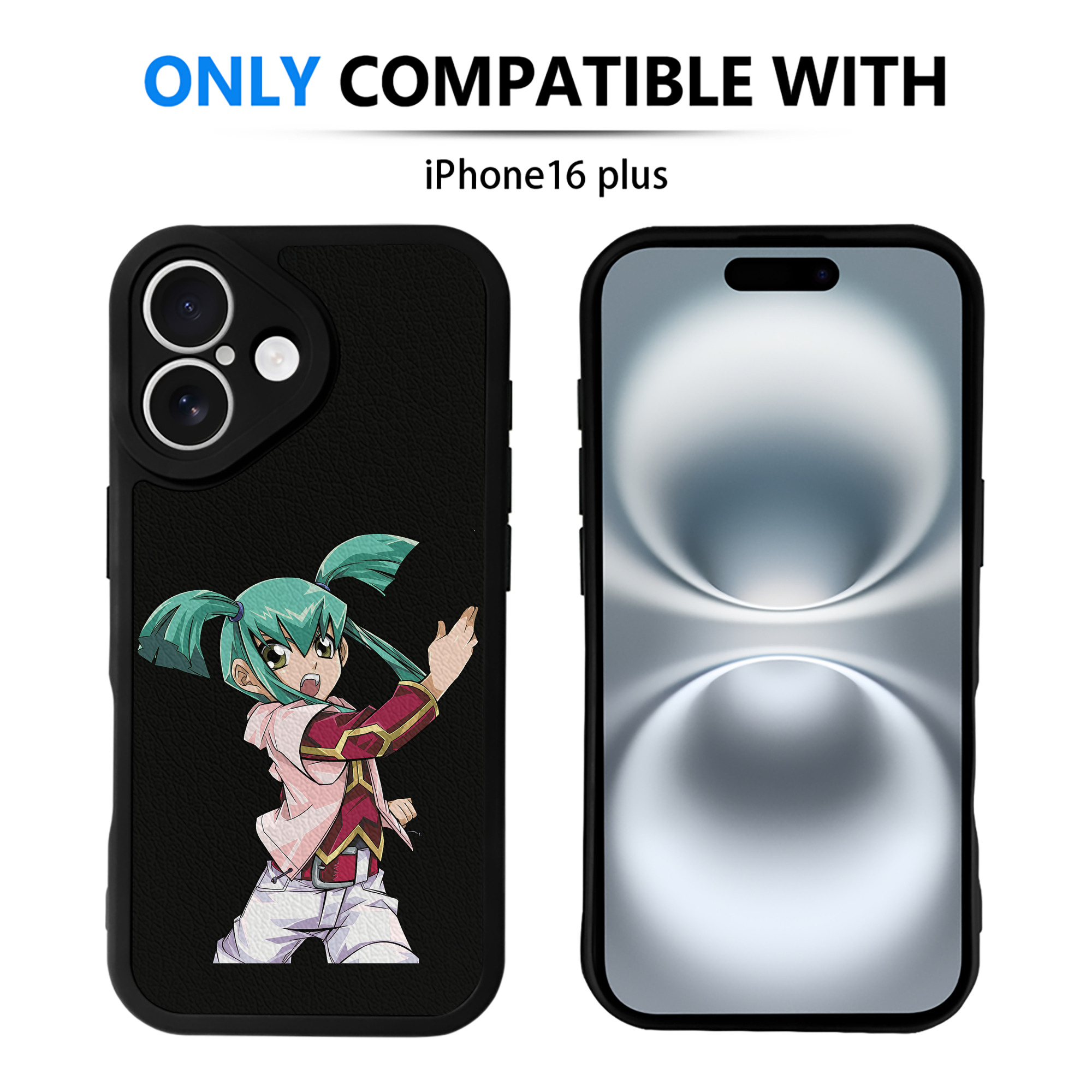 遊☆戯☆王 Yu-Gi-Oh! 【iPhone 16シリーズ対応】シリコンスマホケース（レザー調） 材質：シリコン